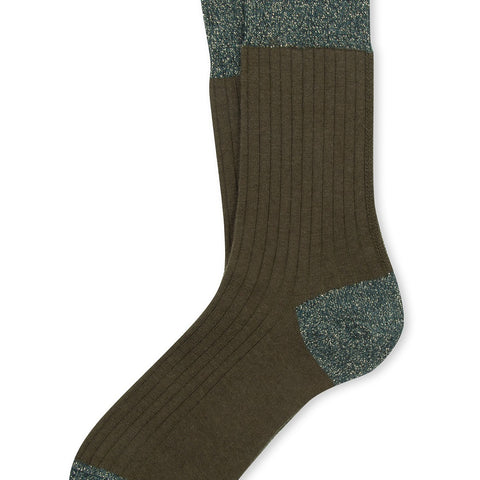 Berlino Wool Socks (Military Green)