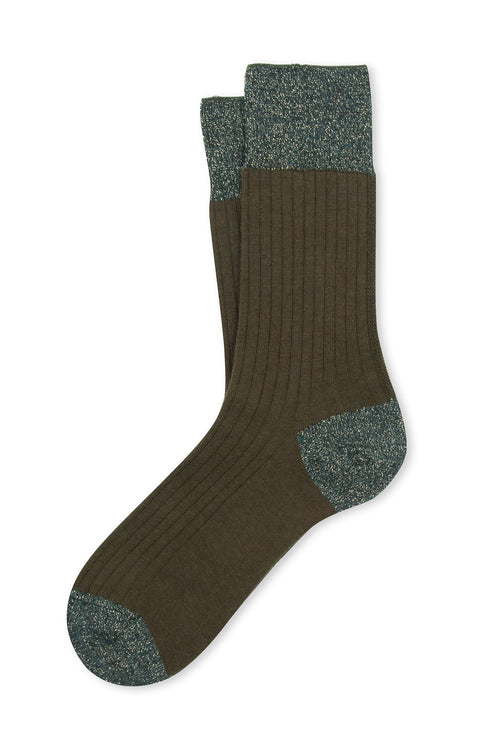 Berlino Wool Socks (Military Green)