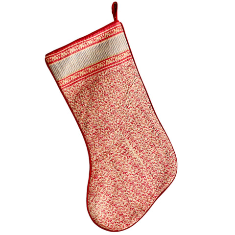 Vintage Kantha Stocking