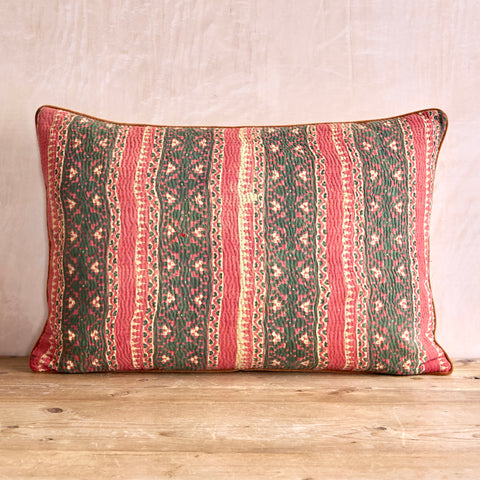 Vintage Kantha And Block Print Cushions