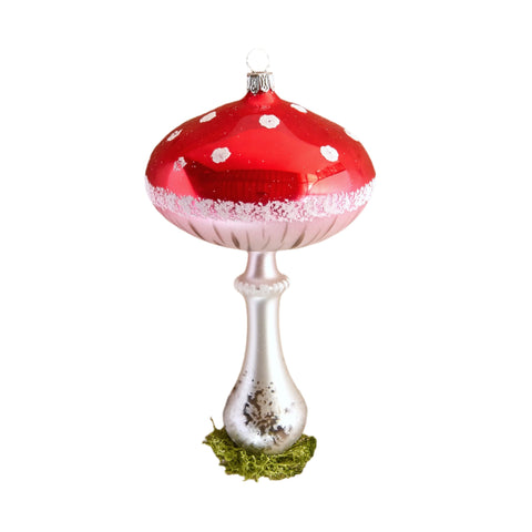 Moss-trimmed Mushroom Ornaments (2 sizes)