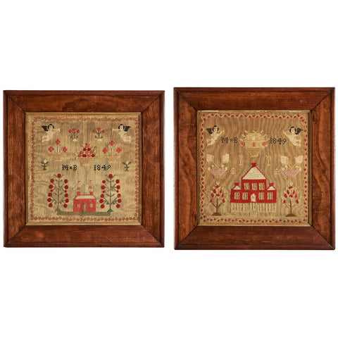 Pair of 19th Century Samplers