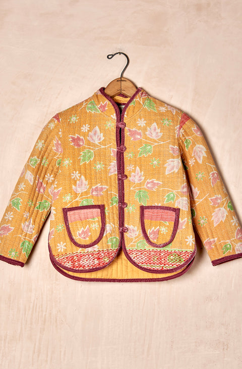 Kids Quilted Kantha Jacket (small)