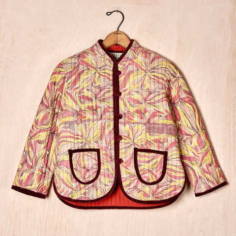 Kids Quilted Kantha Jacket (medium)