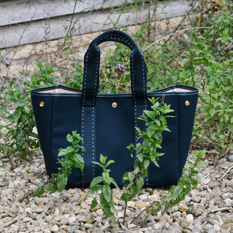 Traversée Medium Bag, Navy Sellier