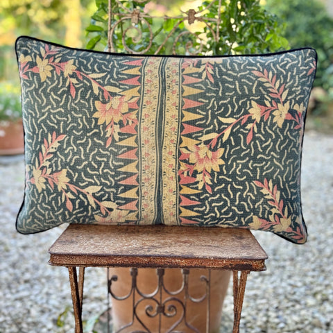 Vintage Kantha And Block Print Cushions