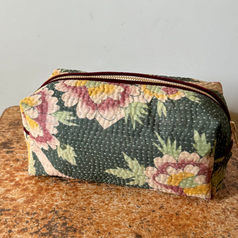 Kantha Quilt Wash Bag