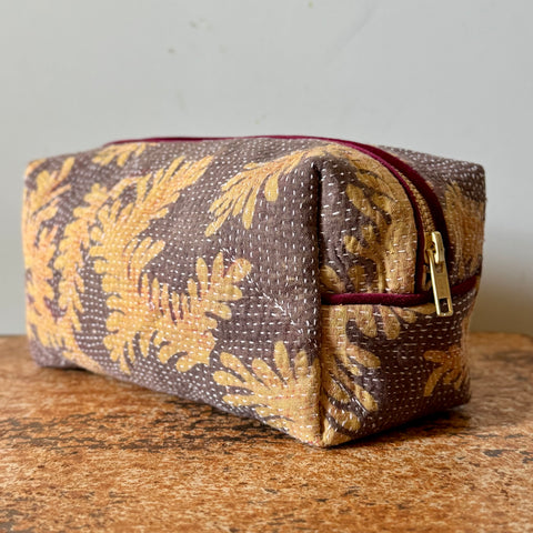 Kantha Quilt Wash Bag