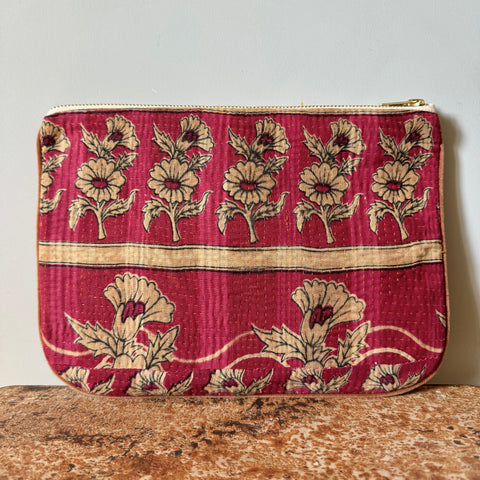 Kantha Quilt Pouches