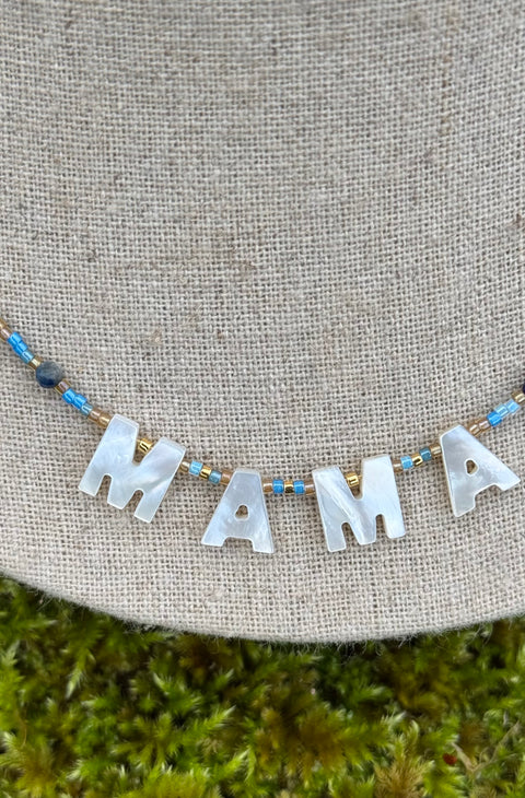 MAMA Beaded Necklace