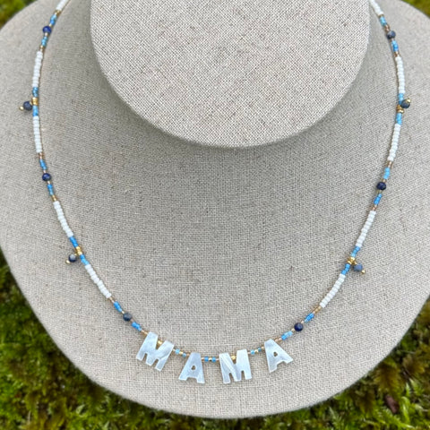 MAMA Beaded Necklace