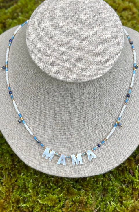 MAMA Beaded Necklace