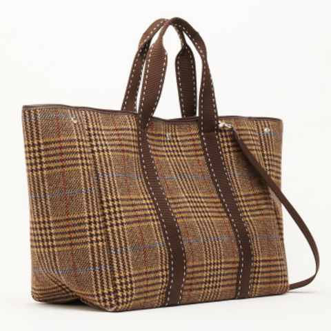 Traversée XL Bag, Chocolat Tweed