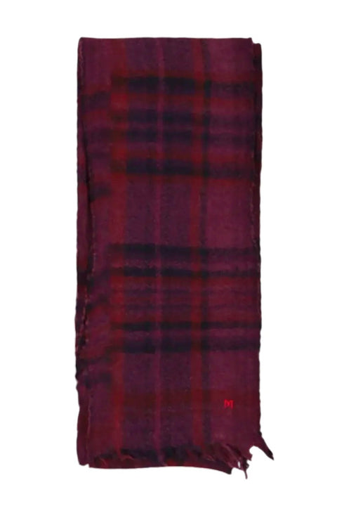 Wool Scarf No.699 (Plum)