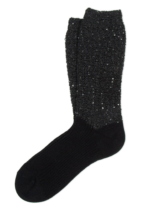 Vannas Sparkly Socks (Black)