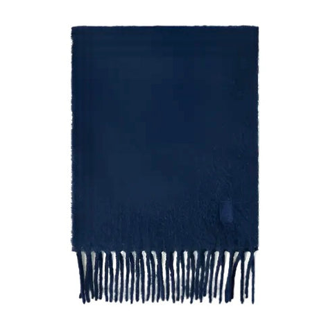 Soft Mohair Scarf, Navy