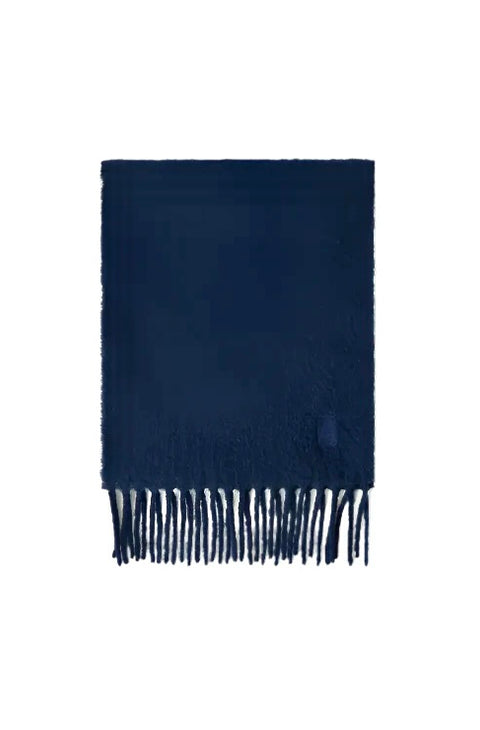 Soft Mohair Scarf, Navy