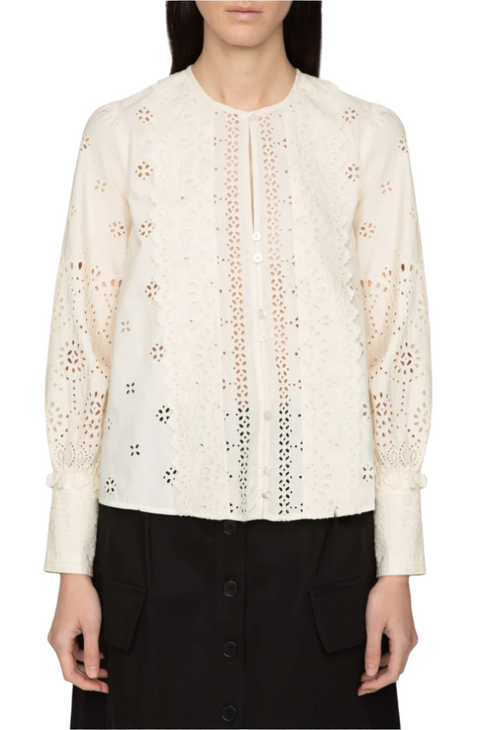 Lainey Embroidered Top