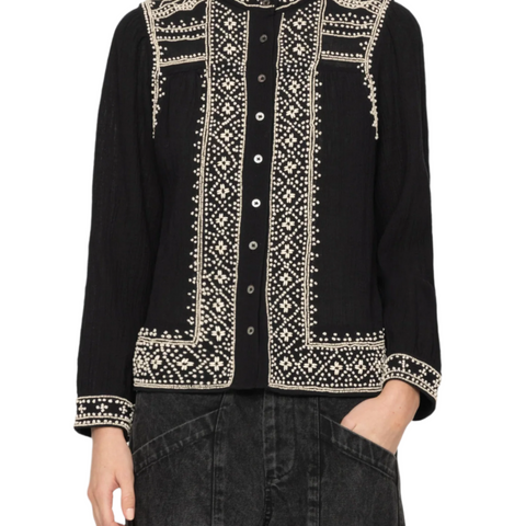 Mille Embroidered Top